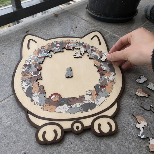 Puzzle en Bois Premium pour Chat de 135 Pièces — photo d'un client 7