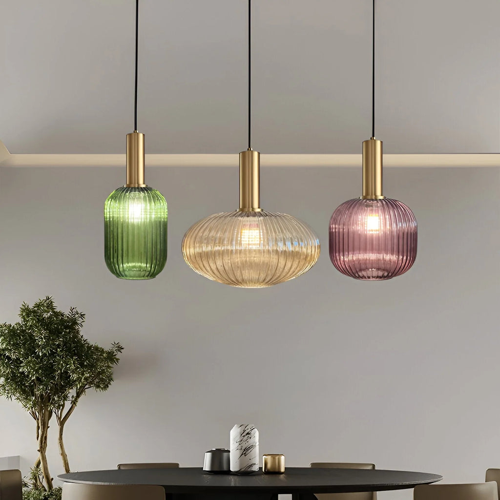 Chic Vintage Glass Pendant Light — photo 20